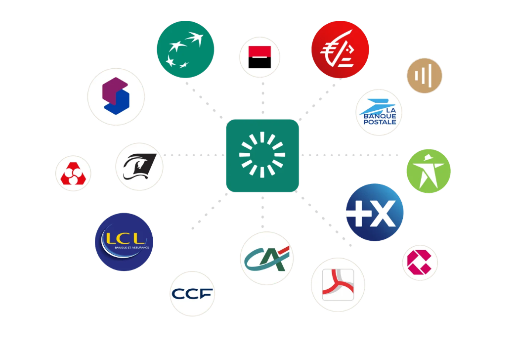 Logos des partenaires bancaires, iSelection et ORIAS
